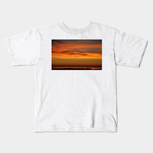 Pacific Ocean Sunset Kids T-Shirt